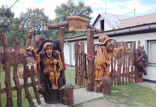 Wooden statues