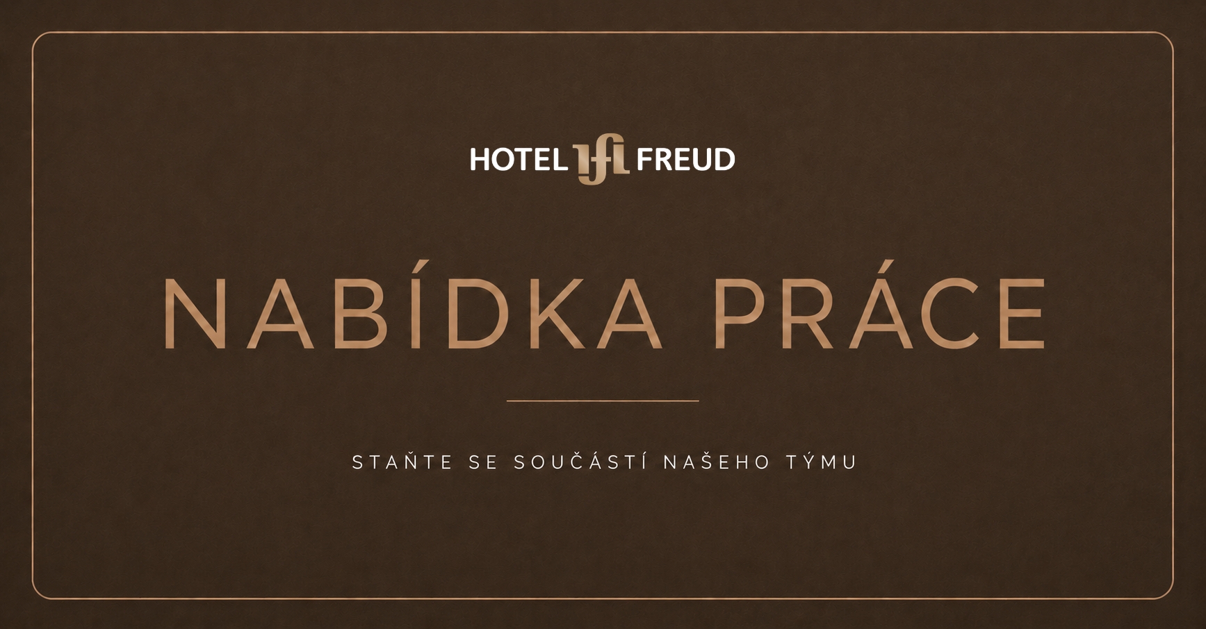 HLEDÁME NOVÉ ZAMĚSTNANCE